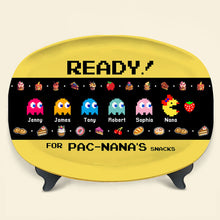 Load image into Gallery viewer, Custom Pac-Man Themed Resin Snack Plate Resin Plate PopCulturePrints
