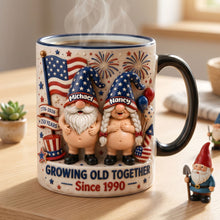 Load image into Gallery viewer, Growing Old Together Magic Coffee Mug - Personalized Gifts for Couples Coffee Mug PopCulturePrints