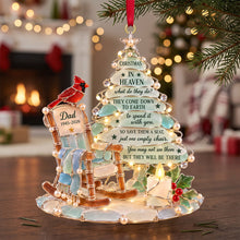 Load image into Gallery viewer, Christmas In Heaven – Personalized Keepsake Ornament for Remembering Loved Ones