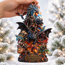 Load image into Gallery viewer, “Unleash the Legend!” - Personalized Legendary Creatures Trainer Ornament - Unique Gift for Fantasy Lovers, Kids, and More