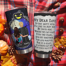 Load image into Gallery viewer, Personalized Halloween Couple Tumbler - Spooky Love Gift & Valentine's Day Gifts Tumbler Cup PopCulturePrints