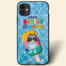 Load image into Gallery viewer, Personalized 'Life is Better on the Water' Phone Case for Fans Phone Case PopCulturePrints