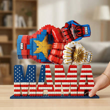 Load image into Gallery viewer, “Mom, Your Fist Bump is My Superpower!” - Personalized Acrylic Plaque - Gifts for Mom, Grandma & More Shaped Plaques PopCulturePrints