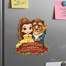 Load image into Gallery viewer, And They Lived Happily Ever After - Personalized Fridge Magnet for Couples Fridge Magnet PopCulturePrints