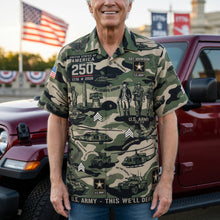 Load image into Gallery viewer, “Honor Your Service” - Custom Military Insignia Hawaiian Shirt, Personalized Gift for Veterans and Patriotic Individuals Hawaiian Shirts PopCulturePrints