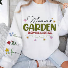 Load image into Gallery viewer, “A Garden of Love: Personalized & Customizable Embroidered Mom Shirt – Perfect Gift for Mom, Grandma & More” AOP Products PopCulturePrints