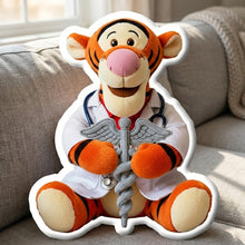 Load image into Gallery viewer, "Cuddle with Care!" - Personalized Doctor and Nurse Pillow - Unique Gift for Medical Professionals, Graduates, and Caregivers Pillow PopCulturePrints