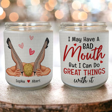 Load image into Gallery viewer, Personalized Naughty Candle - Fun & Cheeky Design for Valentine's Day Gifts Scented Candle PopCulturePrints