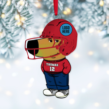 Load image into Gallery viewer, Custom American Football Fan Acrylic Ornament Ornament PopCulturePrints