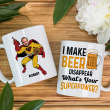 Load image into Gallery viewer, Super Dad Personalized Beer Lover Coffee Mug Coffee Mug PopCulturePrints