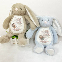 Load image into Gallery viewer, To My Granddaughter - Custom Soft Toy Bunny Filled With My Wishes Soft Toy Bunny PopCulturePrints