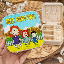 Load image into Gallery viewer, Customizable Best Mom Ever Jewelry Box Jewelry Box PopCulturePrints