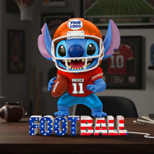 Load image into Gallery viewer, Light Up Your Game: Sport Lover Blue Alien Light Box - Personalized Gift for Sports Fans Light Box PopCulturePrints