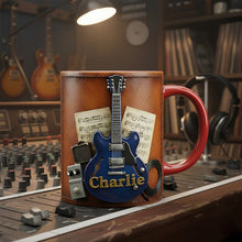 Load image into Gallery viewer, Strum Your Morning Right - Personalized Guitar Mug for Music Lovers Coffee Mug PopCulturePrints
