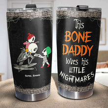 Load image into Gallery viewer, Personalized 'Bone Daddy' Halloween Tumbler Gift Tumbler Cup PopCulturePrints