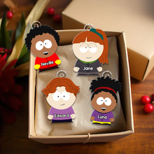 Load image into Gallery viewer, Custom Kids Ornament Set - Playful Characters Ornament PopCulturePrints