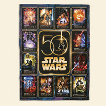 Load image into Gallery viewer, Celebrate the Force: Legendary Blanket - Personalized Anniversary Gifts for Star Wars Fans Blanket PopCulturePrints