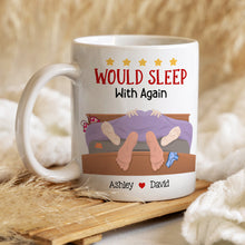 Load image into Gallery viewer, Personalized Couple Mug: Would Sleep With Again Coffee Mug PopCulturePrints