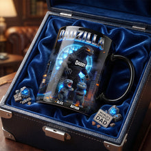 Load image into Gallery viewer, “Dadzilla: The Ultimate Father of Monsters” - Personalized Magic Coffee Mug for Dad Coffee Mug PopCulturePrints