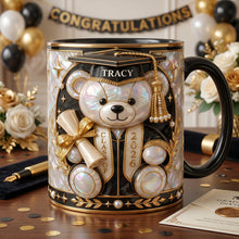 Load image into Gallery viewer, Lovely Bear Mug - Celebrate Graduation with Personalized Touch Coffee Mug PopCulturePrints