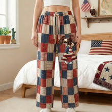 Load image into Gallery viewer, Celebrate Freedom with Style – 250th America Anniversary Alphabet Pajama Set - Personalized Gifts for Patriots Pajama Set PopCulturePrints