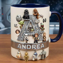 Load image into Gallery viewer, Celebrate Your Unique Style with the Alphabet Initial Letter Mug - Personalized Gift for All Occasions Coffee Mug PopCulturePrints