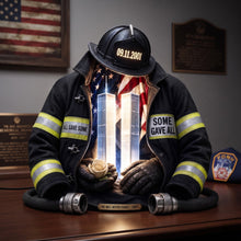 Load image into Gallery viewer, “Honoring Heroes, Lighting Memories” - Firefighter Memorial Heaven Acrylic Light Box - Personalized Custom Gift for Loved Ones