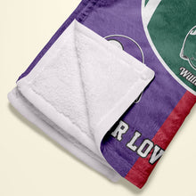 Load image into Gallery viewer, Custom Family Blanket for American Football Lovers Blanket PopCulturePrints