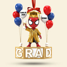 Load image into Gallery viewer, Celebrate Your Achievement! Personalized Graduation Christmas Ornament - Perfect Gift for Graduates, Friends & Family Ornament PopCulturePrints