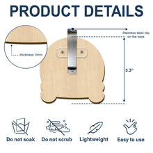 Load image into Gallery viewer, Drive Safe, We're Waiting for You - Personalized Car Visor Clip for Kids & Pets Car Visor Clip PopCulturePrints