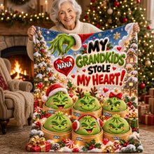 Load image into Gallery viewer, My Grandkids Stole My Heart Blanket - Personalized Gift for Grandmas