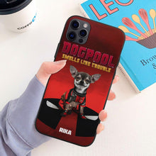 Load image into Gallery viewer, Dogpool Personalized Phone Case - Custom Name Phone Case PopCulturePrints