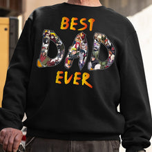 Load image into Gallery viewer, "Best Dad Ever - Personalized for Your Family" - Custom Holiday Shirt for Dads, Gifts for Fathers and Grandfathers Shirts PopCulturePrints