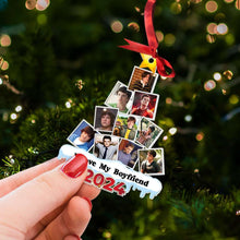 Load image into Gallery viewer, Personalized Photo Fan Christmas Ornament 2024 Ornament PopCulturePrints