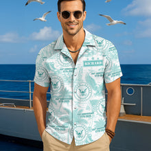 Load image into Gallery viewer, Celebrate Freedom: Personalized Military Hawaiian Shirt - Custom Gift for Soldiers Hawaiian Shirts PopCulturePrints