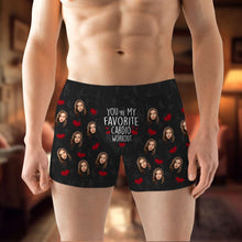 Load image into Gallery viewer, You're My Favorite Cardio Workout - Personalized Couple Boxer Briefs Boxer Briefs PopCulturePrints