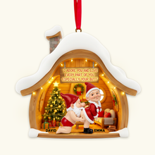 Load image into Gallery viewer, I Adore You and Love Every Part of You - Gnome Couple Ornament - Personalized Gift for Couples Ornament PopCulturePrints