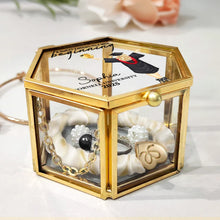 Load image into Gallery viewer, A Sweet Ending To A New Beginning - Personalized Glass Jewelry Box for Graduates Jewelry Box PopCulturePrints