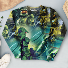 Load image into Gallery viewer, Galactic Warrior Hawaiian 3D Shirt AOP Products PopCulturePrints
