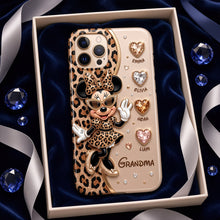 Load image into Gallery viewer, Leopard Fancy Nana Phone Case - A Unique Personalized Gift for Grandma Phone Case PopCulturePrints