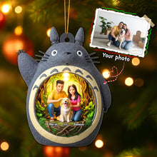 Load image into Gallery viewer, “Cherish Every Moment” - Personalized Custom Photo Acrylic Ornament for Couples and Families Ornament PopCulturePrints