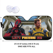 Load image into Gallery viewer, Epic Road Trip - Superhero Car Sunshade Car Sunshade PopCulturePrints