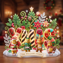 Load image into Gallery viewer, “Celebrate Family Togetherness” - Lovely Xmas Family Light Box - Personalized Christmas Gifts for Family