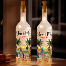 Load image into Gallery viewer, You & Me - We've Got This - Personalized Bottle Lamp for Couples Bottle Lamp PopCulturePrints