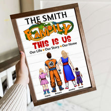 Load image into Gallery viewer, Personalized Dragon Ball Z Family Canvas Print - Custom Anime Home Decor Poster & Canvas PopCulturePrints