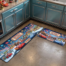 Load image into Gallery viewer, Personalized Patriotic Race Car Runner Rug - A Unique Christmas Gift for Family and Friends