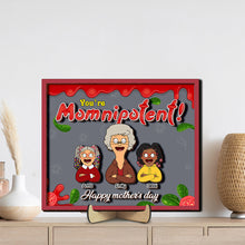 Load image into Gallery viewer, You're Momnipotent! - Personalized Wood Sign - Unique Gift for Mom, Grandma & More Wood Sign PopCulturePrints