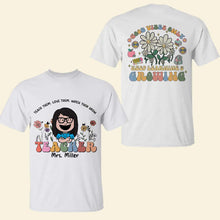 Load image into Gallery viewer, Custom Teacher Themed T-Shirt - Personalized with Name Shirts PopCulturePrints