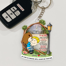 Load image into Gallery viewer, Personalized Keychain Gift for Wife - Heartfelt Love Custom Keyring Keychains PopCulturePrints