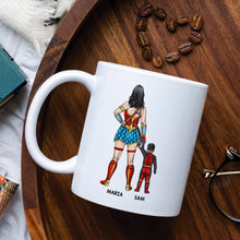 Load image into Gallery viewer, Personalized Superhero Mom Coffee Mug - Best Mom Ever Coffee Mug PopCulturePrints